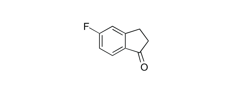 Structure of 5-FLUORO-1-INDANONE