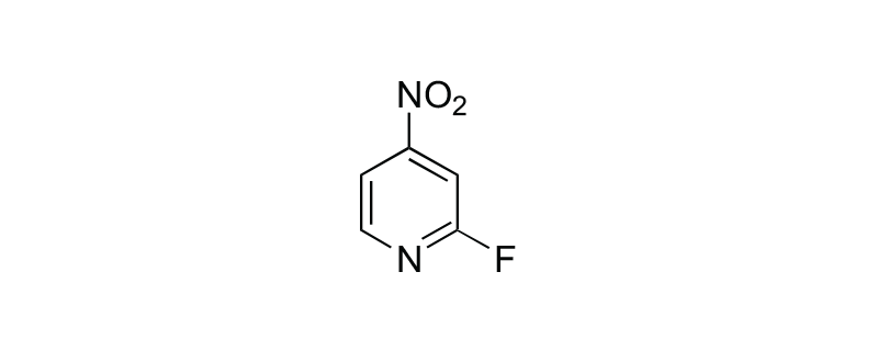 Structure of 2-FLUORO-4- NITROPYRIDINE