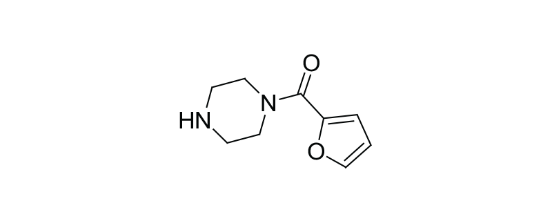 Structure of N-(2-FUROYL)-PIPERAZINE