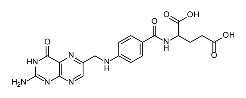 Structure of FOLIC ACID