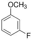 Structure of 3-FLUOROANISOLE
