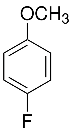 Structure of 4-FLUOROANISOLE