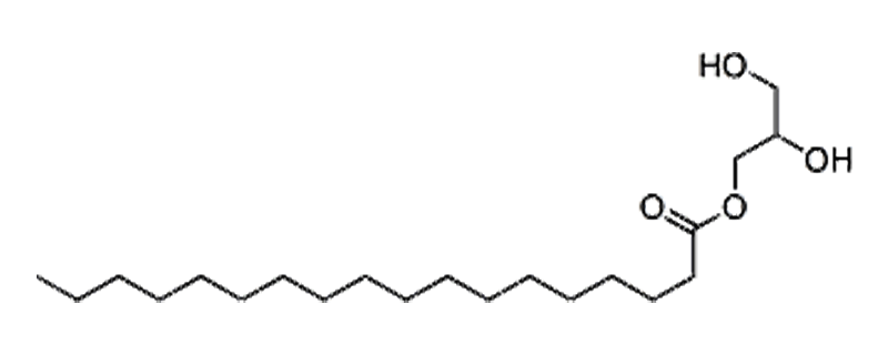 Structure of GLYCERYL STEARATE