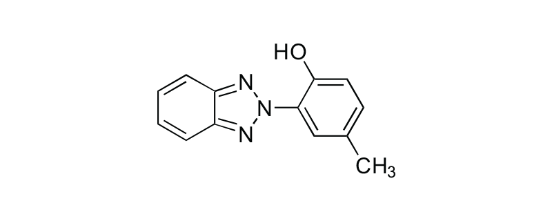 Structure of 2-(2-HYDROXY-5-METHYLPHENYL) BENZOTRIAZOLE