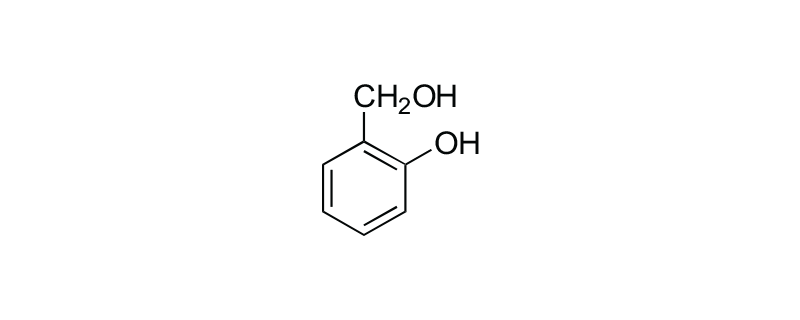Structure of 2-HYDROXYBENZYL ALCOHOL