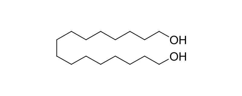 Structure of 1,16-HEXADECANEDIOL