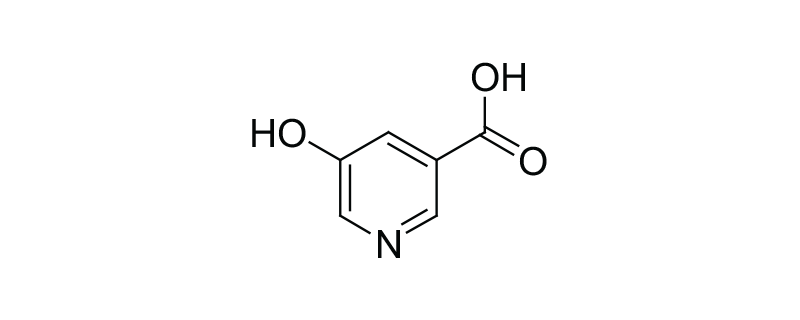 Structure of 5-HYDROXYNICOTONIC ACID