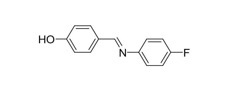 Structure of 4-(4’-HYDROXYBENZYLIDENE)-4-FLUORO ANILINE