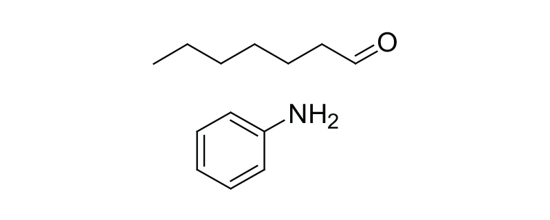 Structure of HEPTALDEHYDE /ANILINE CONDENSATION PRODUCT