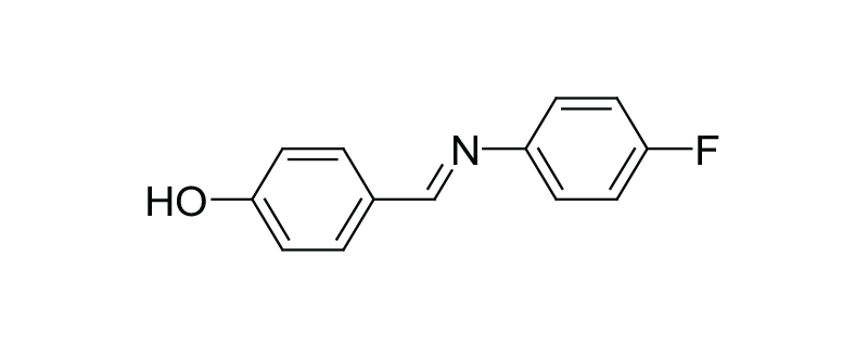 Structure of 4-(4-HYDROXYBENZYLIDENE)FLUOROANILINE