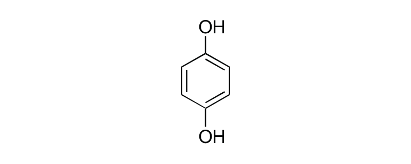 Structure of HYDROQUINONE (USP)