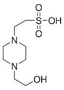 Structure of HEPES