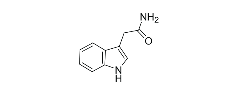 Structure of INDOLE-3-ACETAMIDE