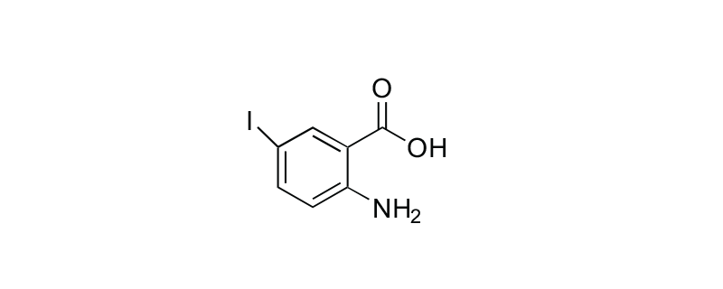 Structure of 5-IODOANTHRANILIC ACID