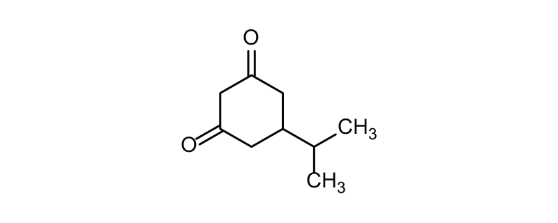 Structure of 5-ISOPROPYL-1,3-CYCLO HEXANEDIONE