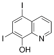 Structure of IODOQUINOL, POWDER, USP