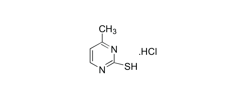 Structure of 2-MERCAPTO-4- METHYLPYRIMIDINE HYDROCHLORIDE
