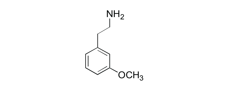 Structure of 3-METHOXYPHENETHYLAMINE