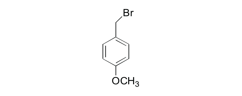 Structure of 4-METHOXYBENZYL BROMIDE