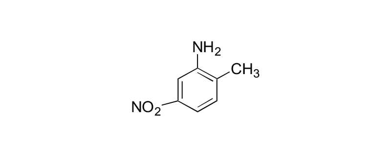 Structure of 2-METHYL-5-NITRO ANILINE