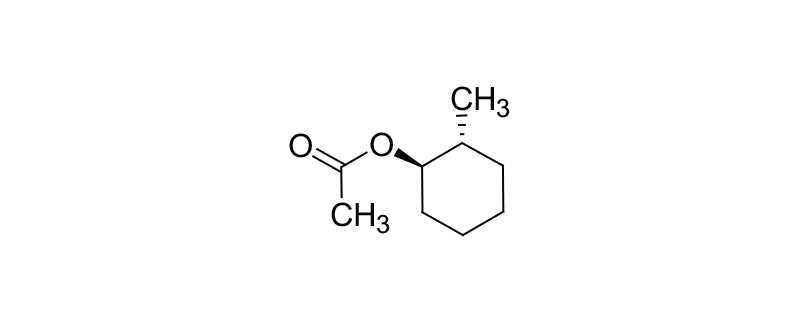 Structure of (1R,2R)-ACETIC ACID 2-METHYL CYCLO HEXYLESTER