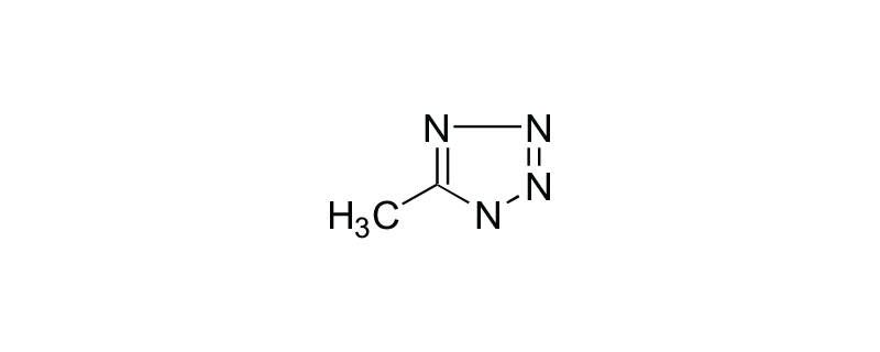 Structure of 5-METHYL-1H-TETRAZOLE