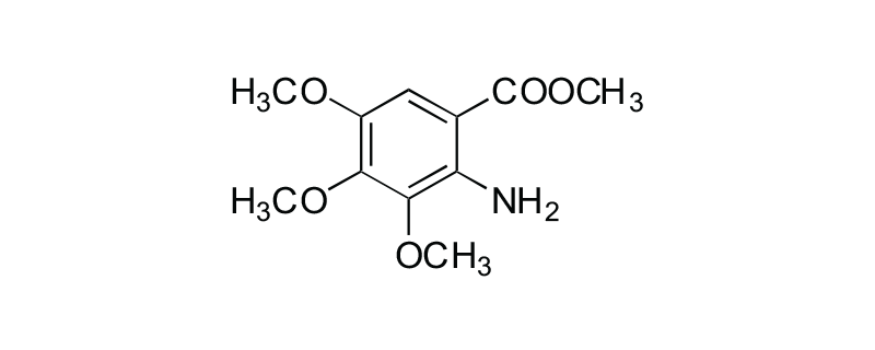 Structure of METHYL-3,4,5-TRIMETHOXYANTHRANILATE