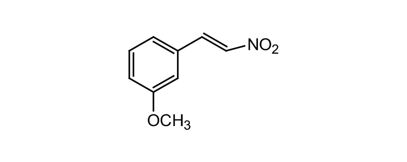 Structure of TRANS-3-METHOXY -B-NITRO STYRENE