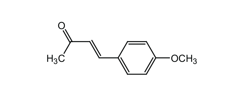 Structure of 4-METHOXYPHENYLMONOBENZALACETONE