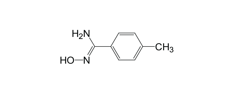 Structure of 4-METHYLBENZAMIDE OXIME
