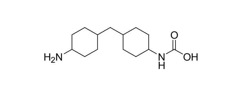 Structure of METHYLENEBISCYCLOHEXYLAMINE CARBAMATE
