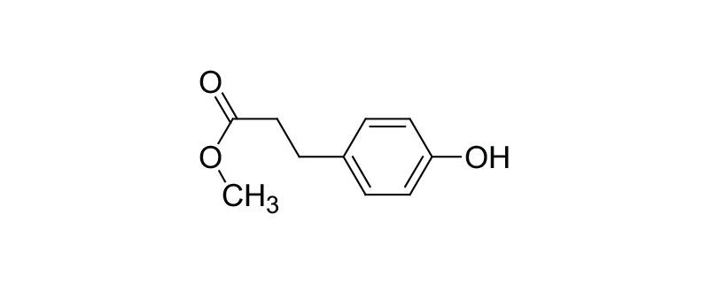 Structure of METHYL 3-(4-HYDROXYPHENYL) PROPIOANATE