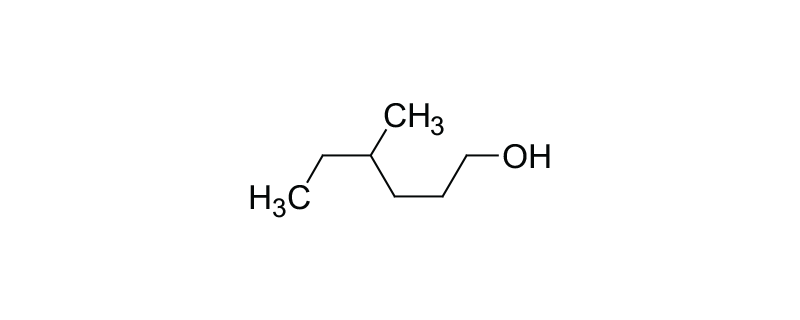 Structure of 4-METHYL-1-HEXANOL