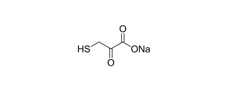 Structure of MERCAPTOPYRUVIC ACID SODIUM SALT