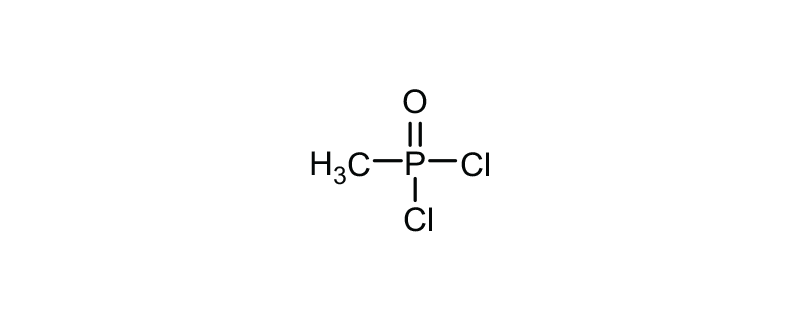 Structure of METHYLPHOSPHONIC DICHLORIDE
