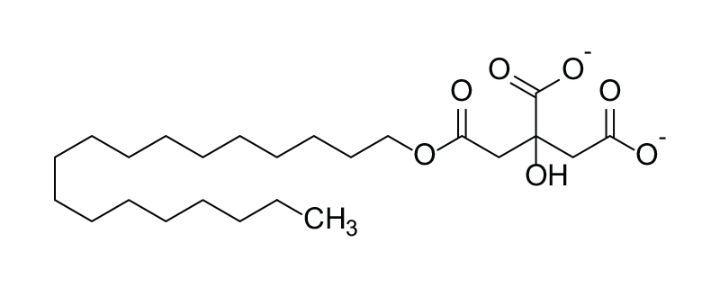 Structure of MONOSTEARYL CITRATE