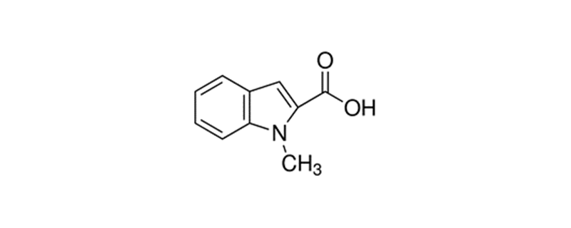 Structure of 1-METHYLINDOLE-2- CARBOXYLIC ACID