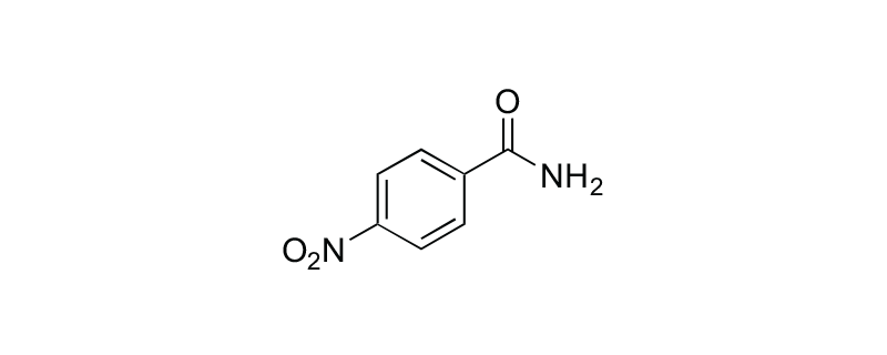 Structure of 4-NITROBENZAMIDE