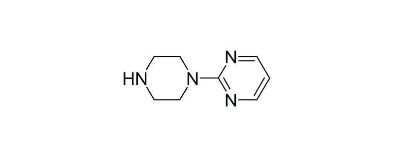 Structure of N-(2-PYRIMIDINYL)-PIPERAZINE