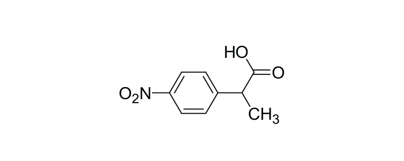 Structure of 2-(4-NITROPHENYL) PROPIONIC ACID