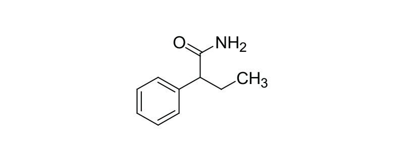 Structure of (+)-2-PHENYLBUTRAMIDE