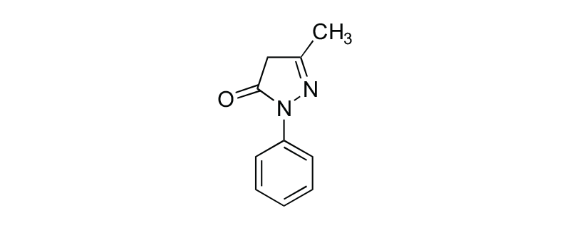 Structure of 1-PHENYL-3-METHYL-5-PYRAZOLONE