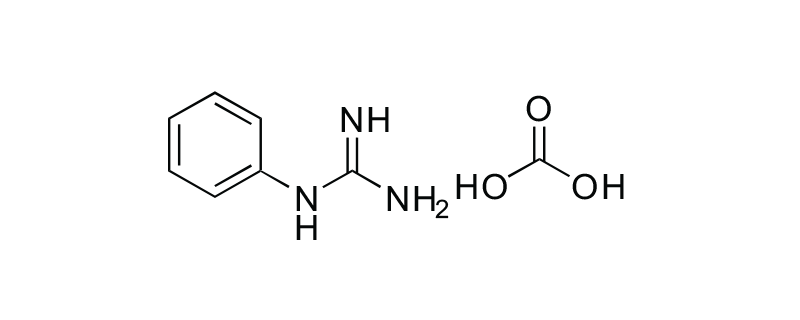 Structure of PHENYLGUANIDINE CARBONATE (12)