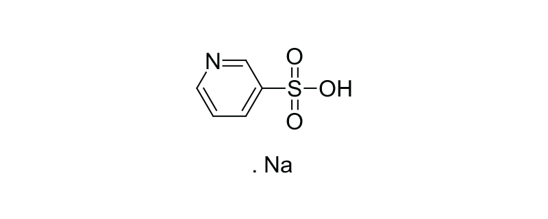 Structure of 3-PYRIDINESULFONICACID SODIUMSALT