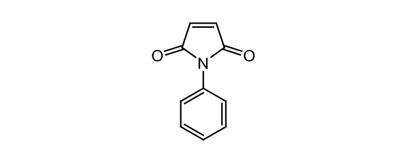Structure of N-PHENYLMALEIMIDE