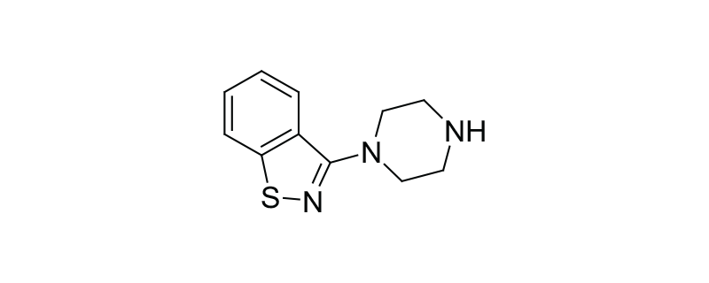 Structure of 3-(1-PIPERAZINYL)-1,2-BENZISOTHIAZOLE