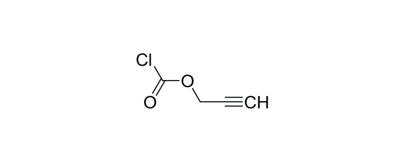 Structure of PROPARGYL CHLOROFORMATE