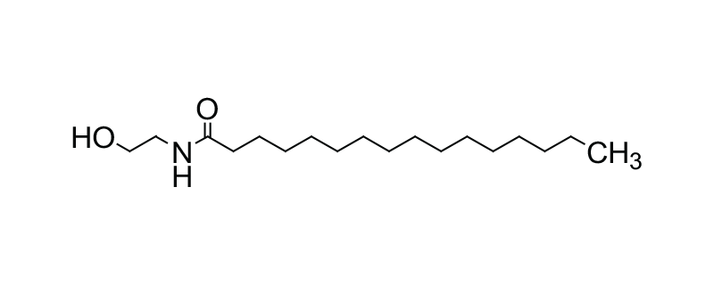 Structure of PALMITOYL ETHANOLAMIDE