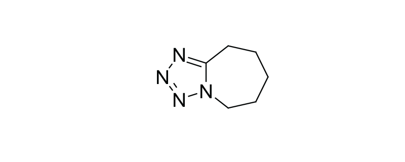 Structure of PENTYLENETETRAZOLE