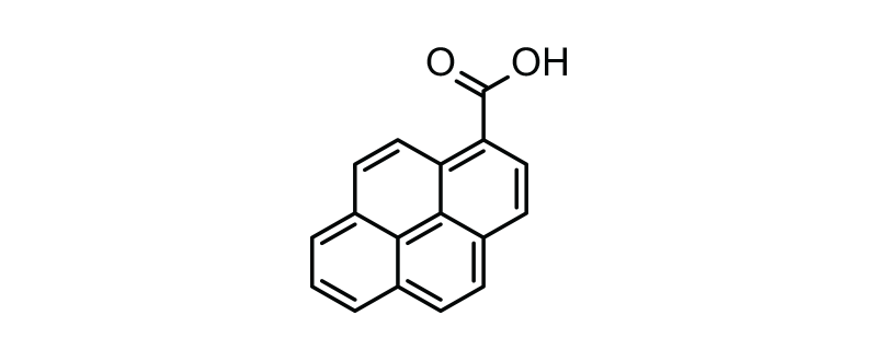 Structure of 1-PYRENE CARBOXYLIC ACID